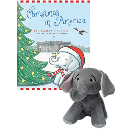 Christmas in America - Autographed Book and Plush Toy